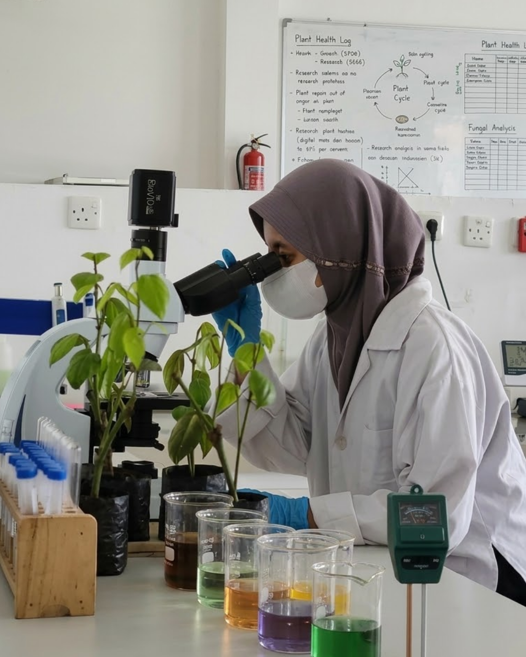 Analisis kesehatan tanah dan tanaman